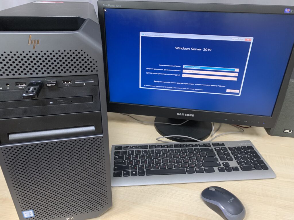 Чистая установка Windows Server 2019 на Троещине 