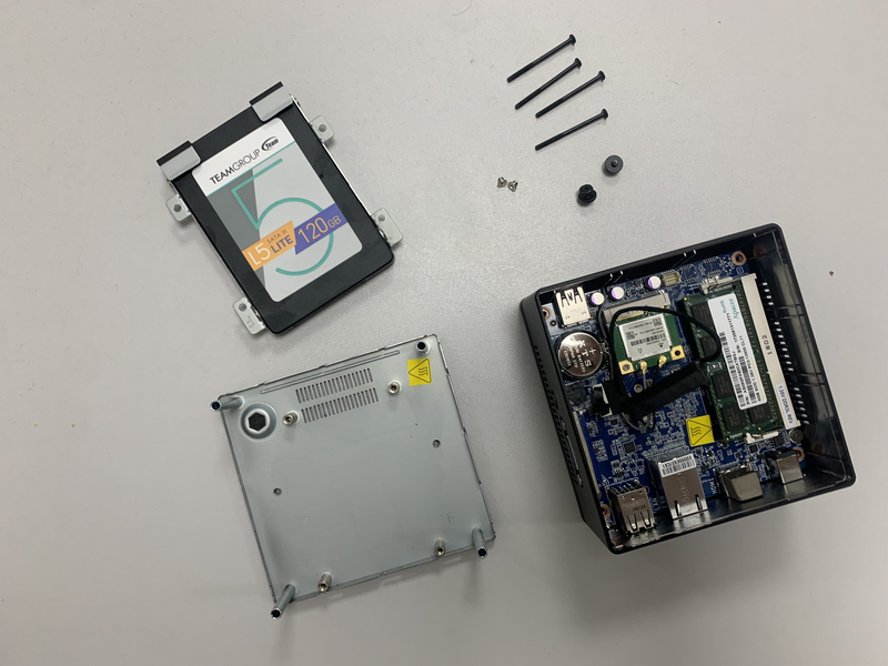 Разборка мини ПК Gigabyte GB-BXBT-2807